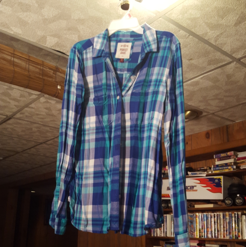 Blue flannel